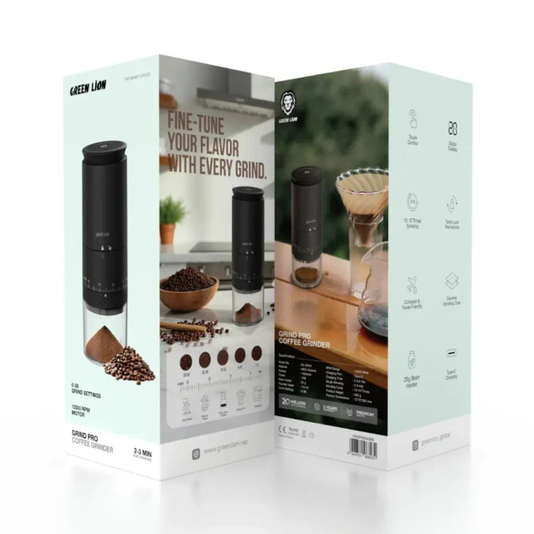 آسیاب قهوه شارژی گرین لاین مدل Grind Pro