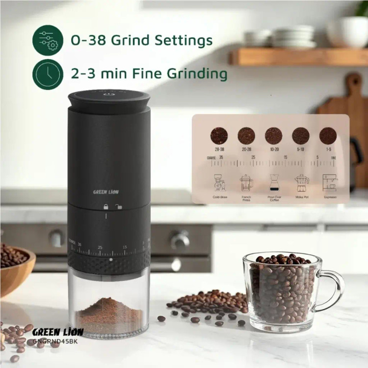 آسیاب قهوه شارژی گرین لاین مدل Grind Pro