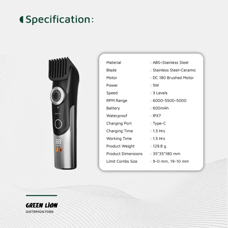 ماشین اصلاح گرین لاین مدل Trim Gen”70
