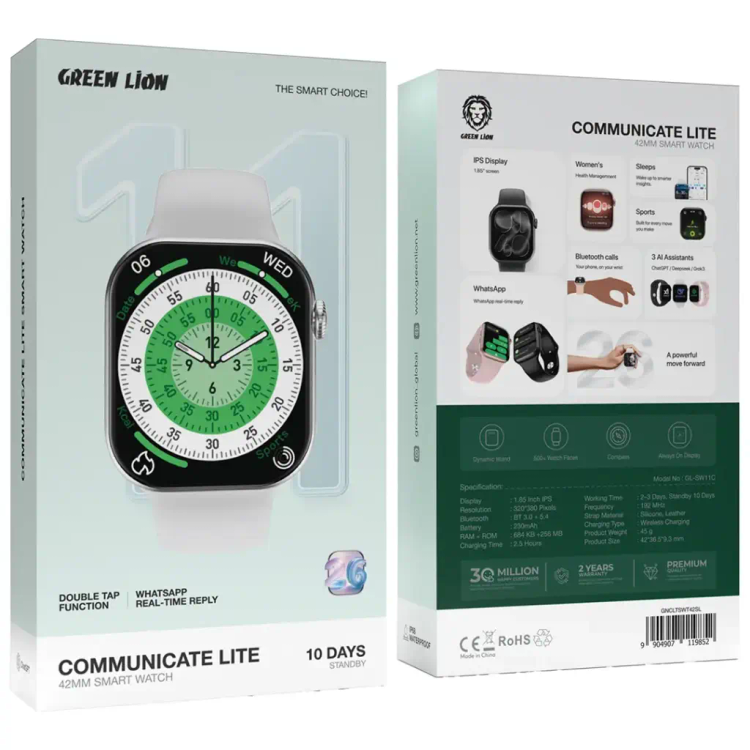 ساعت هوشمند گرین لاین مدل 42mm_ Communicate Lite