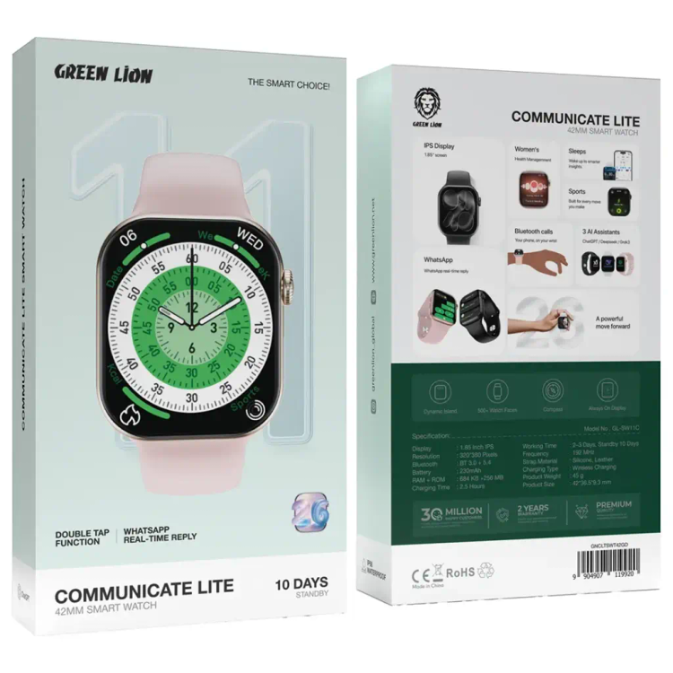 ساعت هوشمند گرین لاین مدل 42mm_ Communicate Lite