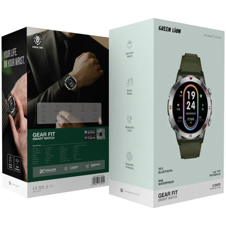 ساعت هوشمند گرین لاین مدل Gear Fit