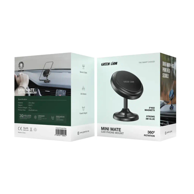 پایه نگهدارنده گوشی خودرو Green Lion مدل Mini Mate