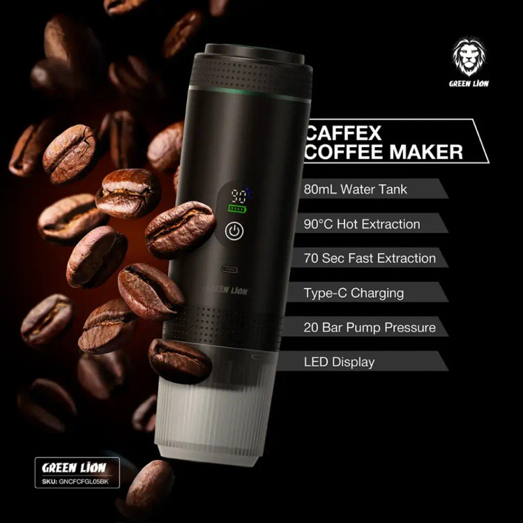 قهوهساز Green Lion مدل Cafex با توان ۷۲ وات