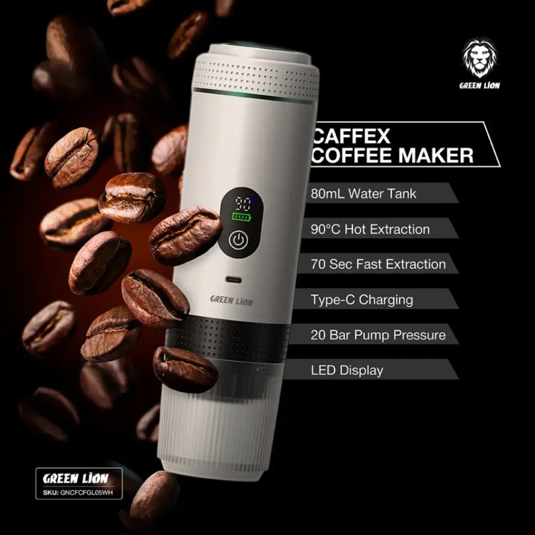قهوهساز Green Lion مدل Cafex با توان ۷۲ وات