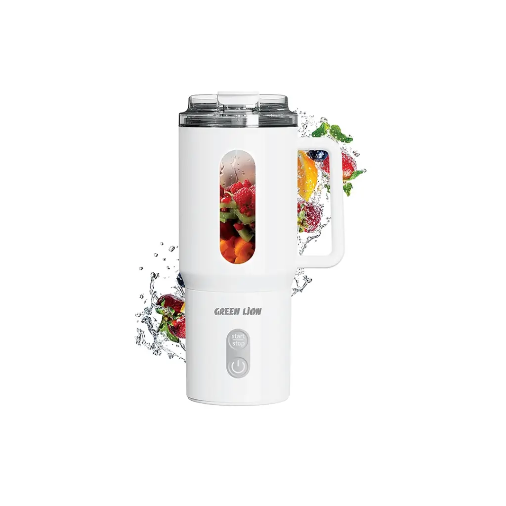 مخلوط‌کن و آب‌میوه‌گیری قابل‌حمل Green Lion مدل Mug Blend، ظرفیت ۵۰۰ میلی‌لیتر