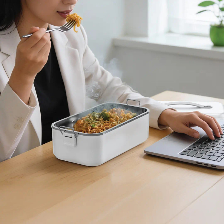 ظرف غذای گرمکندار قابلحمل Green Lion مدل GLB-20 - سفید
