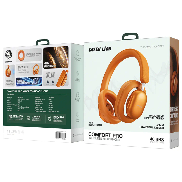 هدفون بیسیم گرین لاین مدل Comfort Pro