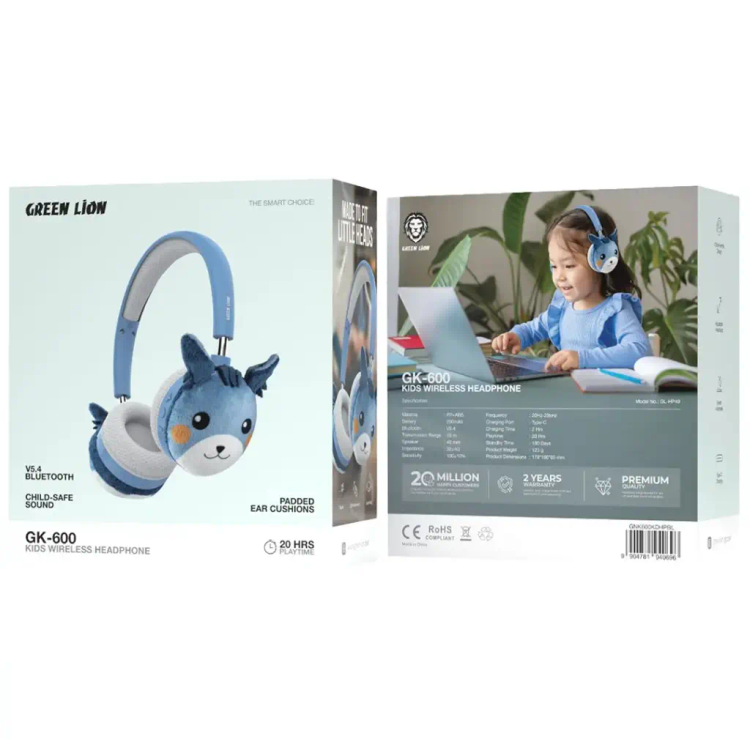 هدفون بیسیم کودکان گرین لاین مدل GK-600