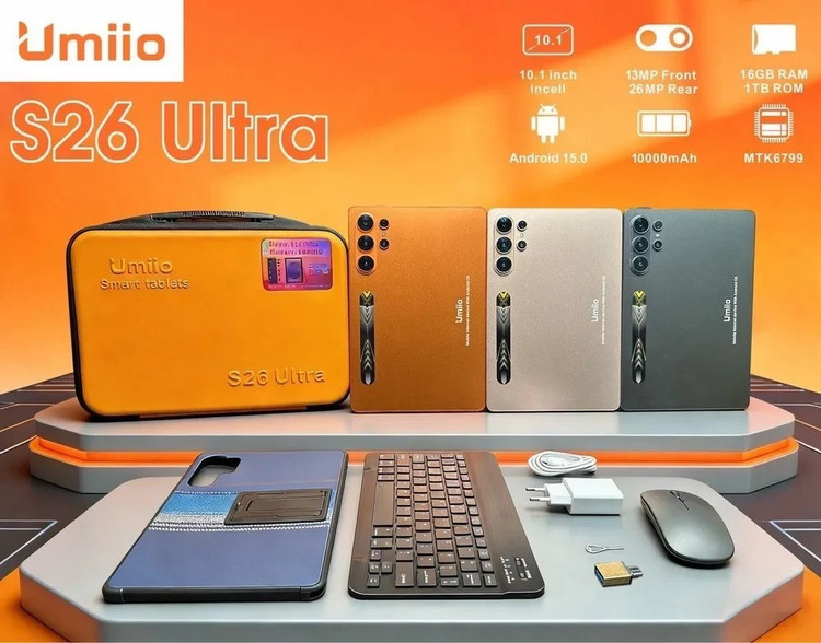 تبلت یومیو S26 Ultra | حافظه 128 رم 4 گیگابایت