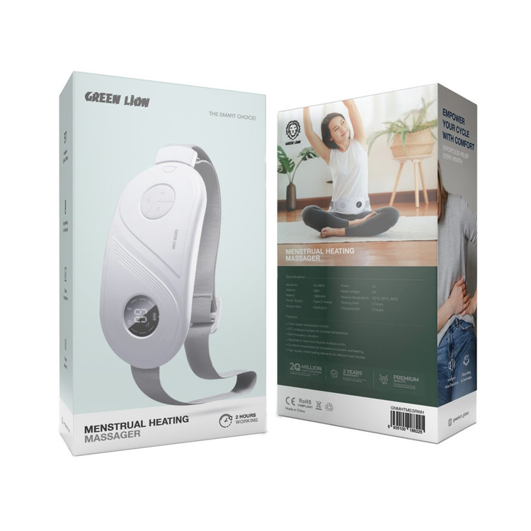 ماساژور گرم کننده قاعدگی گرین لاین مدل Menstrual heating - سفید