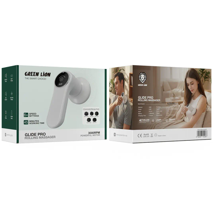 ماساژور غلتکی گرین لاین مدل Glide Pro - سفید