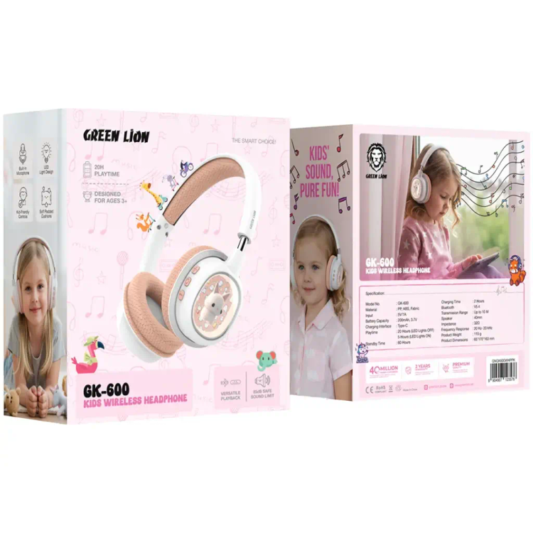 هدفون بیسیم کودکان گرین لاین مدل GK-600