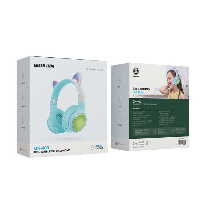 هدفون بیسیم کودکان گرین لاین مدل GK-400