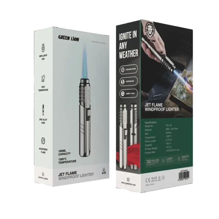 فندک ضدباد گرین لاین مدل Jet Flame