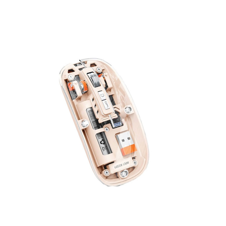 موس بی سیم شفاف گرین لاین مدل Mouse 2 با دقت 1600DPI