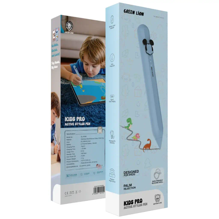قلم استایلوس کودک گرین لاین مدل Pro Active برای آیپد